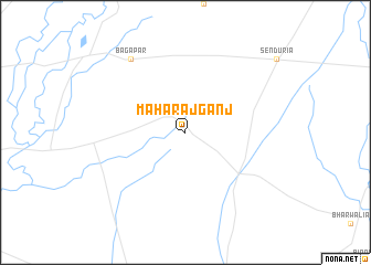 map of Mahārājganj