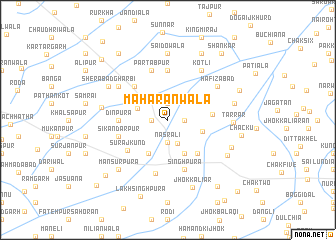 map of Mahāranwāla