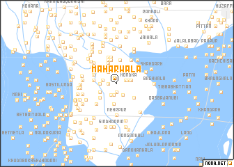 map of Mahārwāla