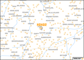 map of Mahar