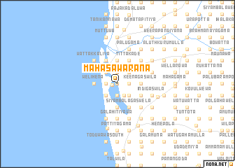 map of Mahasawarana