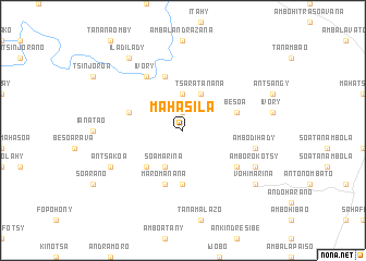map of Mahasila