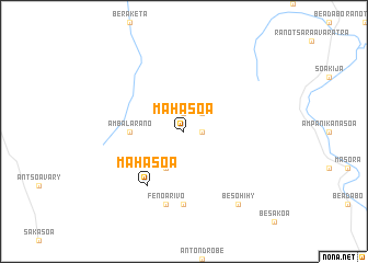 map of Mahasoa