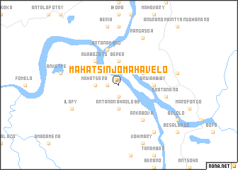 map of Mahatsinjo-Mahavelo
