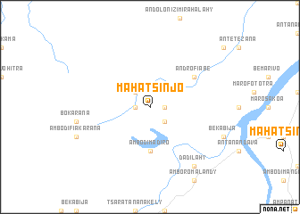 map of Mahatsinjo