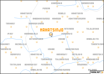 map of Mahatsinjo