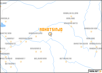 map of Mahatsinjo