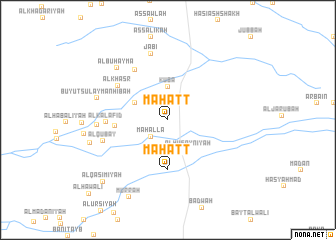 map of Maḩaţţ