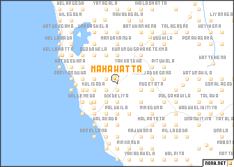 map of Mahawatta
