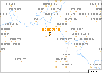 map of Mahazina