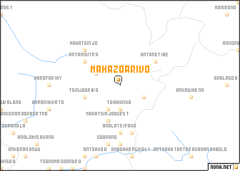 map of Mahazoarivo