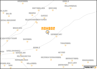 map of Mahbār