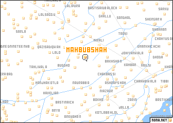 map of Mahbūb Shāh