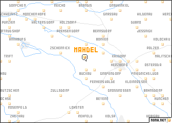 map of Mahdel