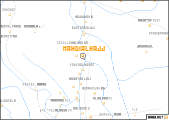 map of Mahdī al Ḩajj