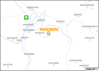 map of Mah-e Bānū