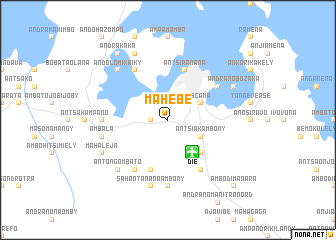 map of Mahebe