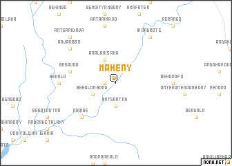 map of Maheny