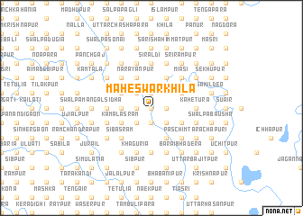 map of Maheswarkhila