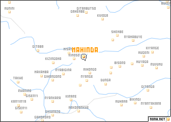 map of Mahinda