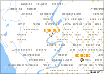 map of Mahipur