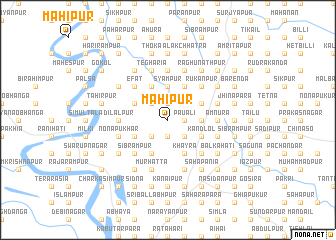 map of Mahipur