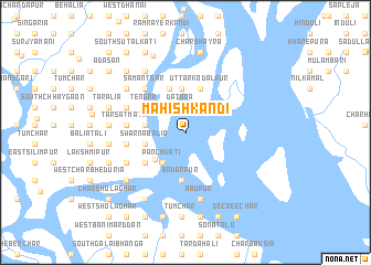 map of Mahishkāndi