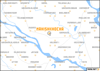 map of Mahīsh Khocha