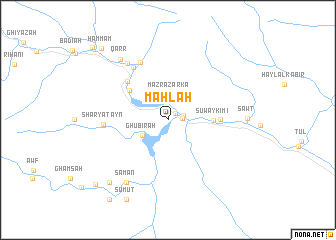 map of Maḩlah