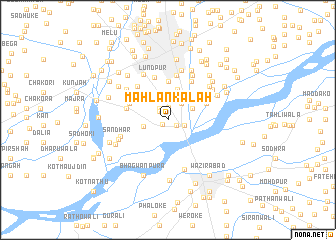 map of Mahlān Kalāh
