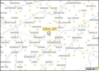 map of Mahlan