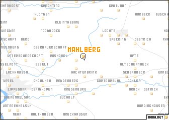 map of Mahlberg