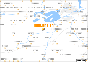 map of Mahlenzien