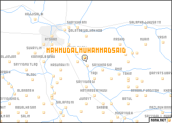 map of Maḩmud al Muḩammad Sa‘īd