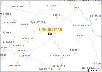 map of Maḩmūdīyah