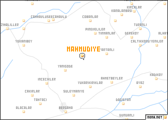 map of Mahmudiye