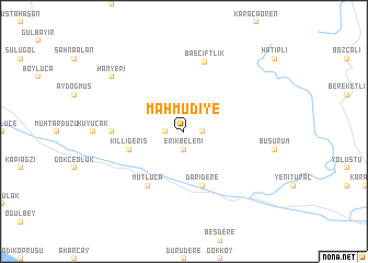 map of Mahmudiye