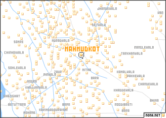 map of Mahmūd Kot