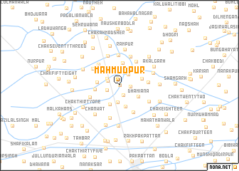 map of Mahmūdpur