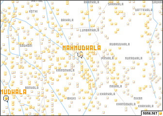 map of Mahmūdwāla