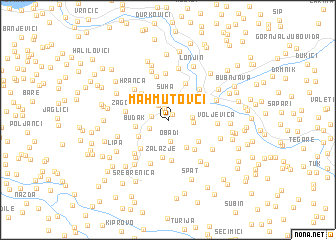 map of Mahmutovči