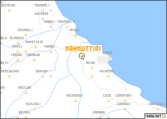 map of Mahmuttırı