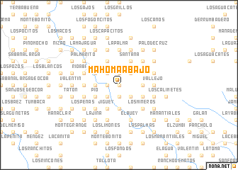map of Mahoma Abajo