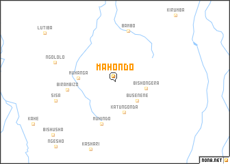 map of Mahondo