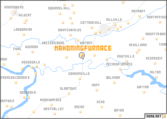 map of Mahoning Furnace
