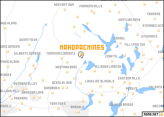 map of Mahopac Mines