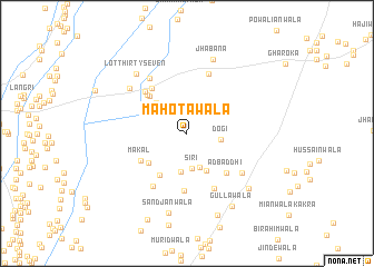 map of Mahotāwāla
