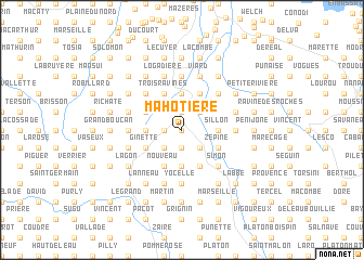 map of Mahotière