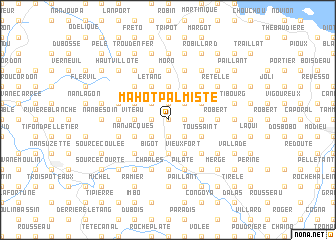 map of Mahot Palmiste