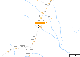 map of Mahounda